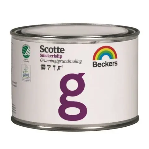 Trygg betalning Beckers Scotte Snickerislip Grundfärg